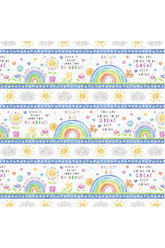 Raindrops & Sunshine by Wilmington Prints (Sold By 1/2 Meter)